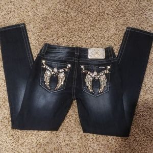 NWOT Miss Me mid rise skinny dark wash